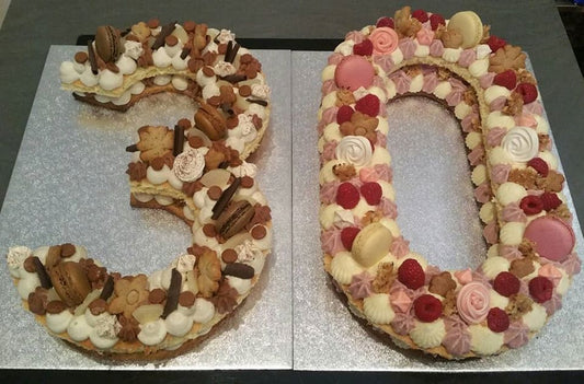 Le number cake Choco-praliné