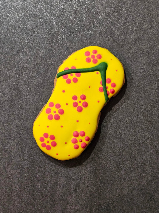 Tong à fleurs