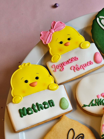 Les marque-place de Pâques